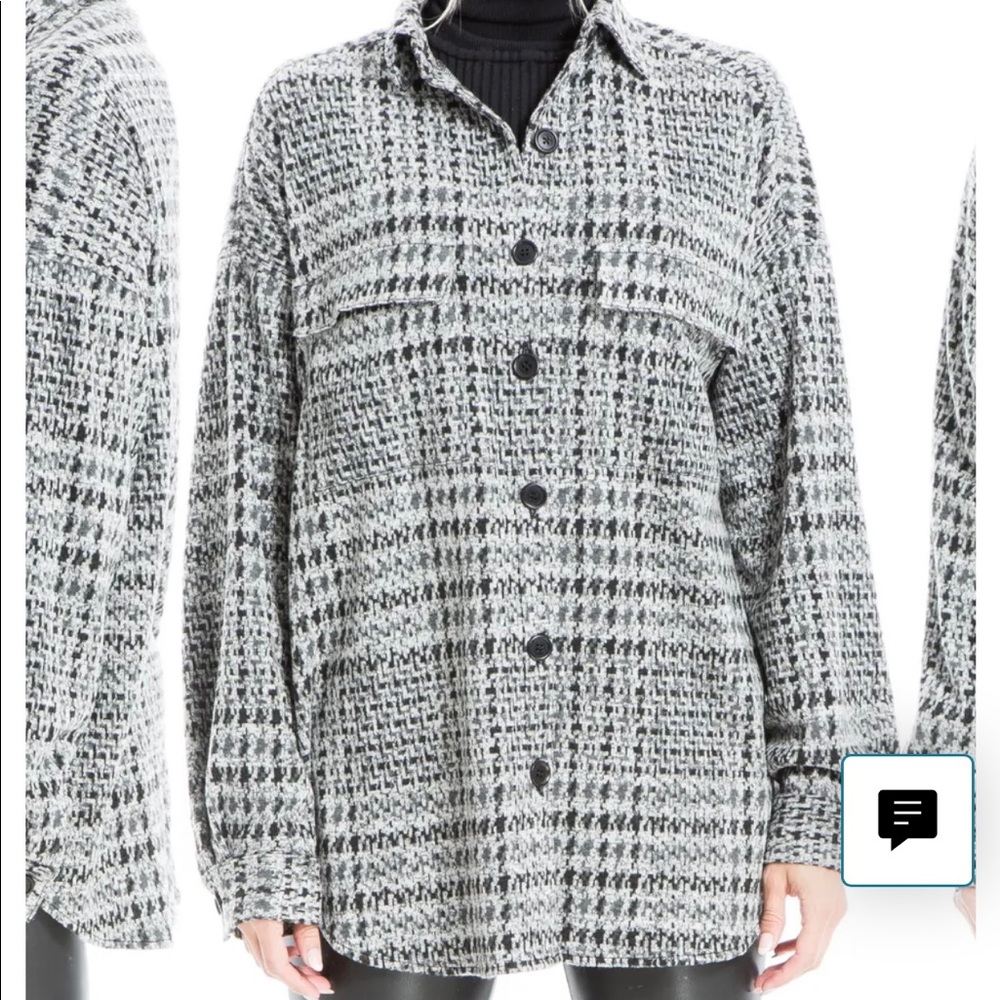 [NWT] MAXSTUDIO Double Knit Shacket